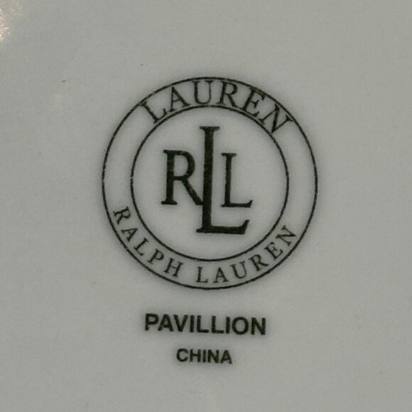 NEW Ralph Lauren RLL White 12" Pavillion China Serving Platter Plate - Picture 13 of 16
